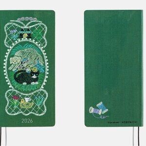 New Hobonichi 2026 weeks Green Cat Design Planner